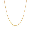 Ladies Titanium Steel And Stainless Steel Geometric Round Bead Snake Chain Necklace With Electroplating Jewelry