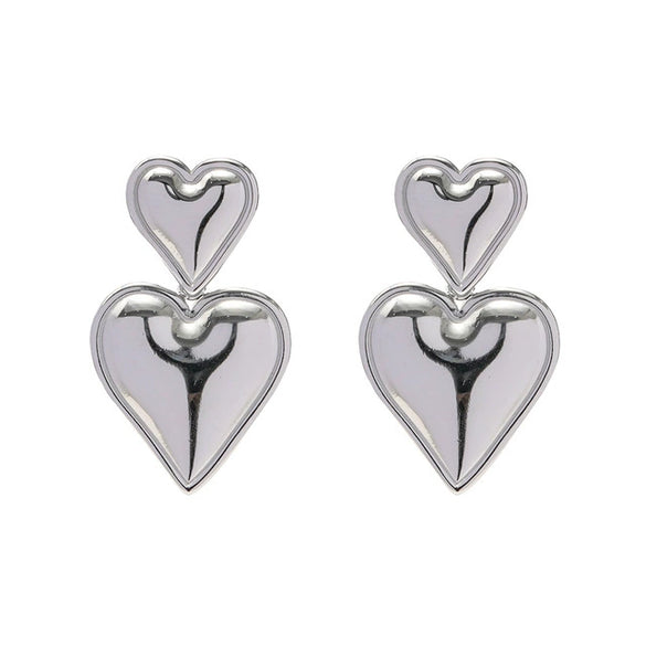 Ladies Titanium Steel Geometric Style Jewelry Earrings