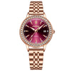 Ladies Ultrathin Fashion Waterproof Luminous Quartz Watches Alloy Case Stainless Steel Strap Round Dial