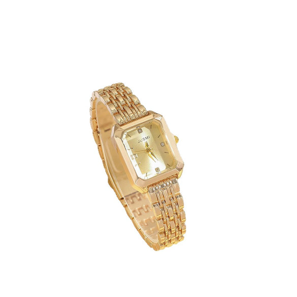 Ladies Vintage Quartz Watch Square And Round Shape Zinc Alloy And Alloy Material