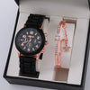 Ladies Watch Alloy Case Imitation Leather Strap Round Dial Leisure Style