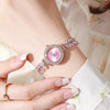 Ladies Watch Alloy Case Plastic Strap Round Dial Fashion