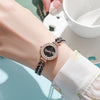 Ladies Watch Alloy Case Plastic Strap Round Dial Fashion