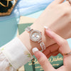 Ladies Watch Alloy Case Plastic Strap Round Dial Fashion