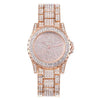 Ladies Watch Alloy Steel Strip Round Dial Fashion Quartz Watch