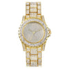 Ladies Watch Alloy Steel Strip Round Dial Fashion Quartz Watch