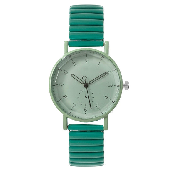 Ladies Watch Elastic Band Quartz Metal Alloy Cartoon Round