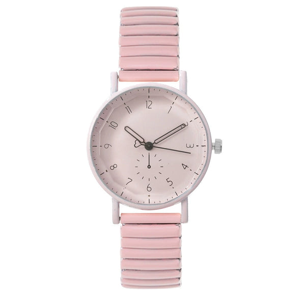 Ladies Watch Elastic Band Quartz Metal Alloy Cartoon Round