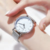 Ladies Watch Stainless Steel Mesh Belt Metal Dial Fashion Style