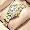 Ladies Watch Steel Round Dial Leisure Style