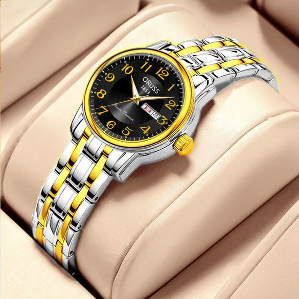 Ladies Watch Steel Round Dial Leisure Style