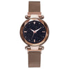 Ladies Watch Titanium Metal Magnet Buckle Glass Case Alloy Strap Round Dial Leisure Style
