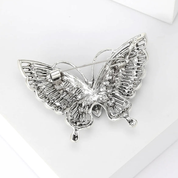 Lady Animal Alloy Inlay Artificial Diamond Women'S Brooches