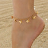 Lady Beach Butterfly Alloy Women'S Anklet