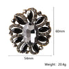 Lady Flower Alloy Inlay Artificial Gemstones Women'S Brooches