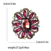 Lady Flower Alloy Inlay Artificial Gemstones Women'S Brooches