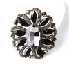 Lady Flower Alloy Inlay Artificial Gemstones Women'S Brooches