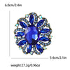 Lady Flower Alloy Inlay Artificial Gemstones Women'S Brooches
