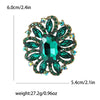 Lady Flower Alloy Inlay Artificial Gemstones Women'S Brooches