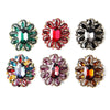 Lady Flower Alloy Inlay Artificial Gemstones Women'S Brooches