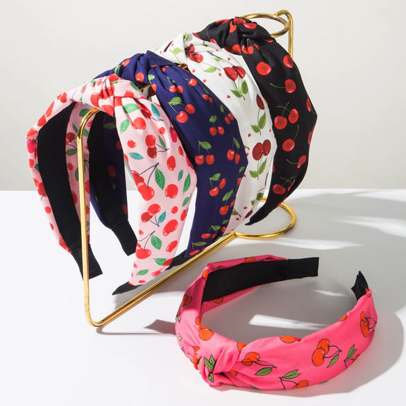 Lady Fruit Style Cloth Headband With Print Design