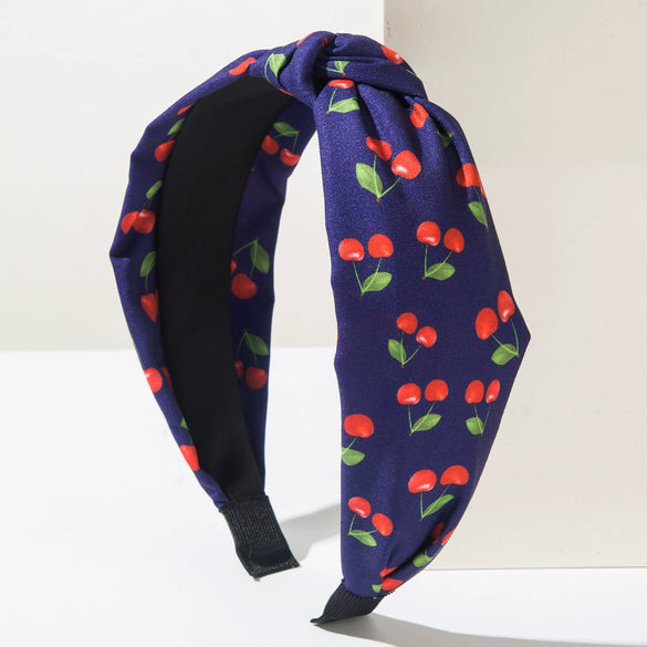 Lady Fruit Style Cloth Headband With Print Design