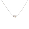 Lady Simple Style Geometric Freshwater Pearl Sterling Silver Necklace In Bulk
