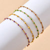 Lady Simple Style Round Stainless Steel Bracelets In Bulk