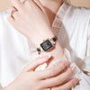 Lady Square Single Folding Buckle Quartz Women'S Watches