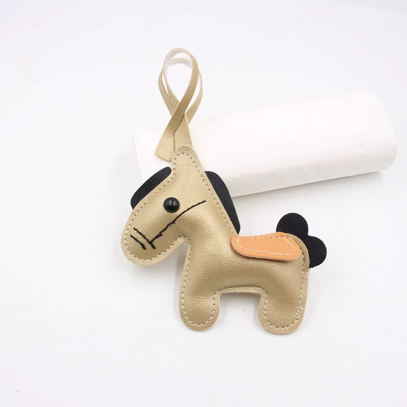 Lanyard Pony Bag Clothing Pendant Accessories With Artificial Leather Material And Small Animal Pattern And Electroplating Technology