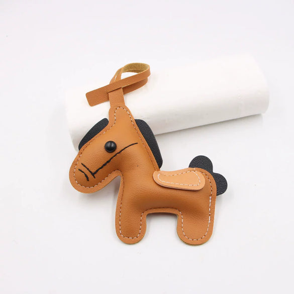Lanyard Pony Bag Clothing Pendant Accessories With Artificial Leather Material And Small Animal Pattern And Electroplating Technology