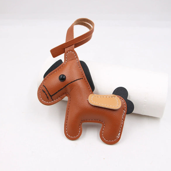 Lanyard Pony Bag Clothing Pendant Accessories With Artificial Leather Material And Small Animal Pattern And Electroplating Technology