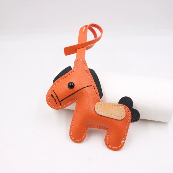Lanyard Pony Bag Clothing Pendant Accessories With Artificial Leather Material And Small Animal Pattern And Electroplating Technology