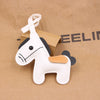 Lanyard Pony Bag Clothing Pendant Accessories With Artificial Leather Material And Small Animal Pattern And Electroplating Technology