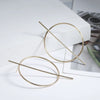 Large Earrings Circle Hollow Simple Long Earrings Exaggerated Earrings  Fashion Jewelry  Sales