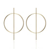 Large Earrings Circle Hollow Simple Long Earrings Exaggerated Earrings  Fashion Jewelry  Sales