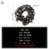Large Floral Fabric Scrunchie Hair Tie For Women Handmade Ponytail Hair Accessory