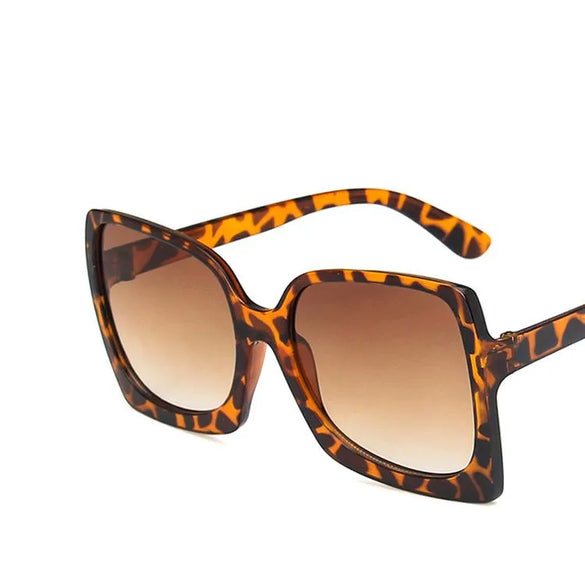 Large Frame Square Sunglasses New Trendy Retro Sunglasses Fashion Sunglasses
