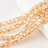 Large Hole Crystal Beads Electroplated Glass Beads For Diy Bead Curtains Earrings And Hair Accessories