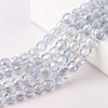 Large Hole Crystal Beads Electroplated Glass Beads For Diy Bead Curtains Earrings And Hair Accessories