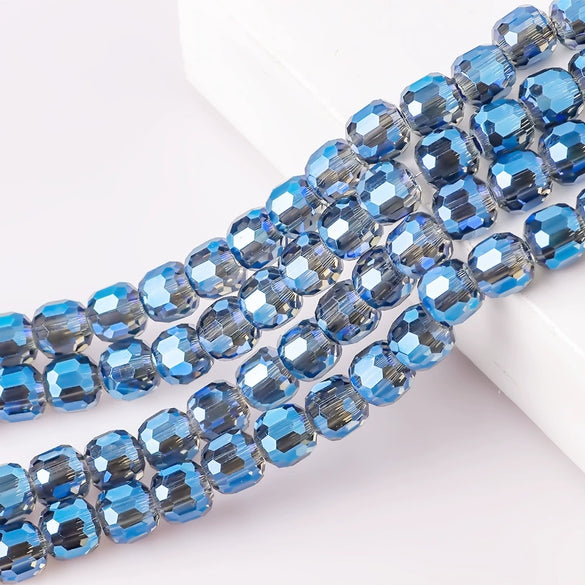 Large Hole Crystal Beads Electroplated Glass Beads For Diy Bead Curtains Earrings And Hair Accessories
