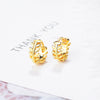 Leaf Ear Ring Women's Elegant Distinctive Ear Buckle Simple Design Sense Cold Style Ins Ear Earrings Trendy Earrings Ear Buckle