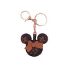 Leather And Plush Keychain Cute Design For Car Phone And Headset