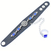 Leather And Pu Bracelet With Alloy Pendant Crystal Design Animals Zodiac Pattern