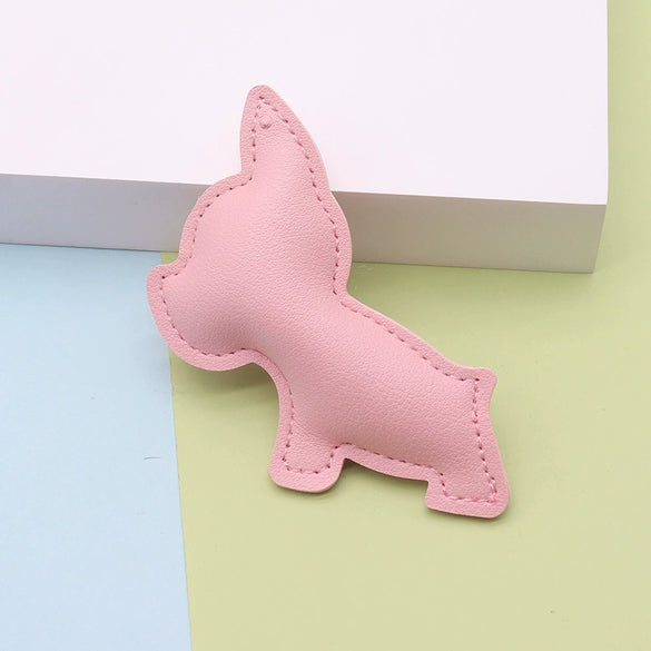 Leather Animal Shape Pendant For Bag Garment Accessories In Modern Simplicity Style