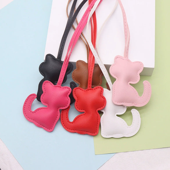 Leather Animal Shape Pendant For Bag Garment Accessories In Modern Simplicity Style