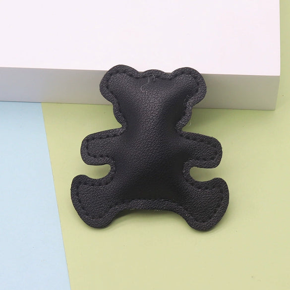 Leather Animal Shape Pendant For Bag Garment Accessories In Modern Simplicity Style
