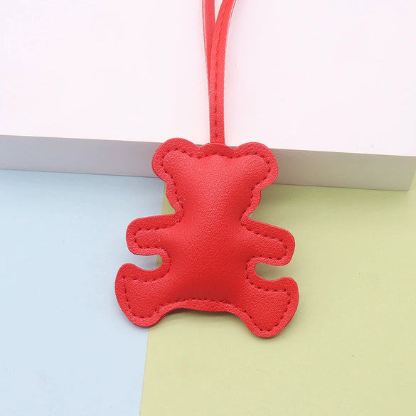 Leather Animal Shape Pendant For Bag Garment Accessories In Modern Simplicity Style