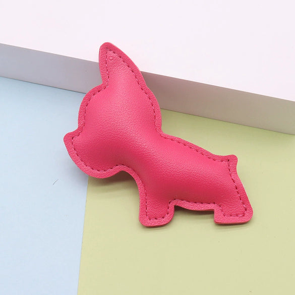 Leather Animal Shape Pendant For Bag Garment Accessories In Modern Simplicity Style