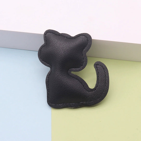 Leather Animal Shape Pendant For Bag Garment Accessories In Modern Simplicity Style